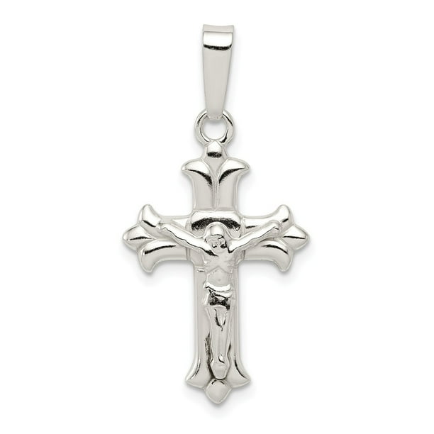 925 Sterling Silver Polished Crucifix Pendant 925 Sterling Silver Polished Crucifix Pendant